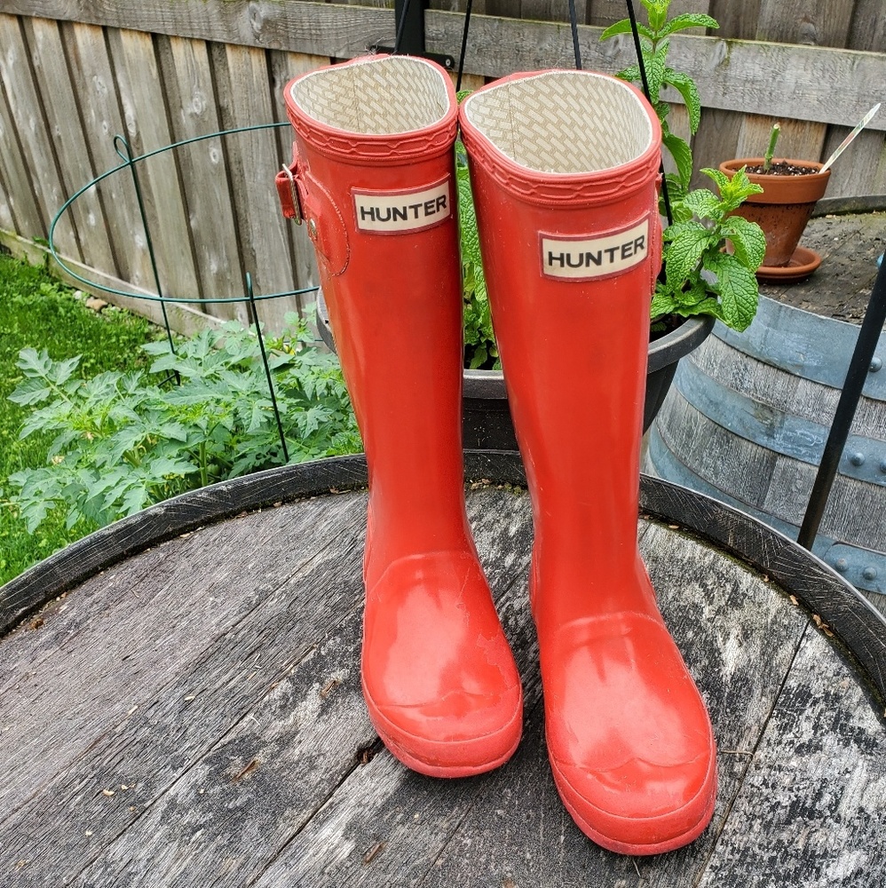 Kid size 1 Hunter Boots